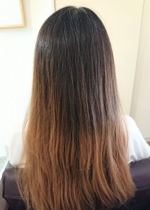 エアリーグレージュひし形シルエットさん 施術前