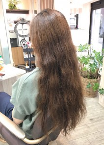 大人なロングレイヤーさん 施術前