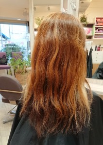 お悩み解消サラツヤなキラ髪＆セクションカラーさん 施術前