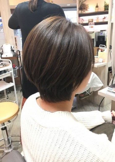 ショートボブな気分♪さん 施術後