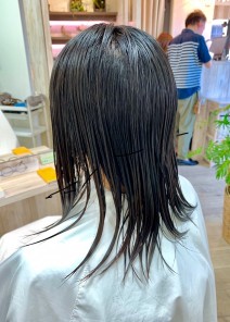 ショートボブな気分♪パート2さん 施術前