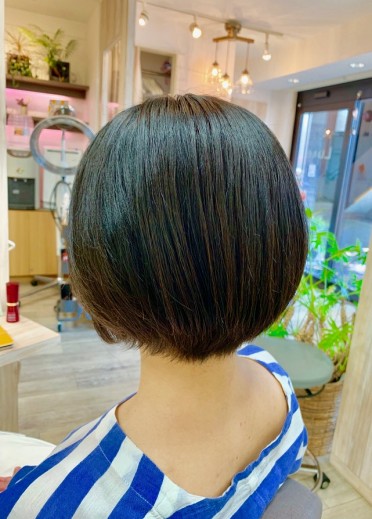 ショートボブな気分♪パート2さん 施術後